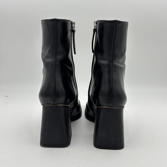 Alohas South Edge Python Two Tone Heeled Ankle Boots Women's 41 - Picture 4 of 11